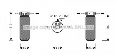 AVA QUALITY COOLING aud145 -  Осушитель, кондиционер